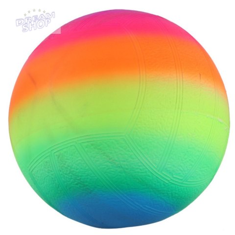 Piłka Plażowa Gumowa Palma Tęczowa Kolorowa 22cm