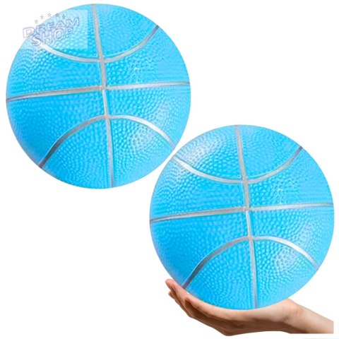 Piłka Plażowa Gumowa Pastelowa Lekka Niebieska 20cm