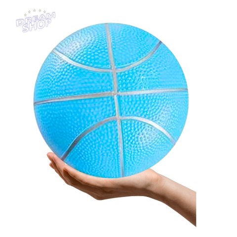 Piłka Plażowa Gumowa Pastelowa Lekka Niebieska 20cm