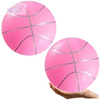 Piłka Plażowa Gumowa Pastelowa Lekka Różowa 20cm