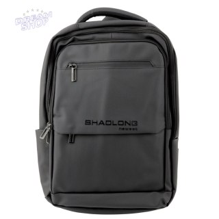 Plecak Miejski Biznesowy USB Kieszeń Na Laptopa Czarny 16L