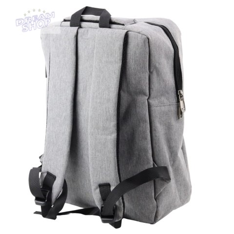 Plecak Miejski Biznesowy USB Przegroda Środkowa Szary 14L Plecak Miejski Biznesowy USB Przegroda Środkowa Szary 14L