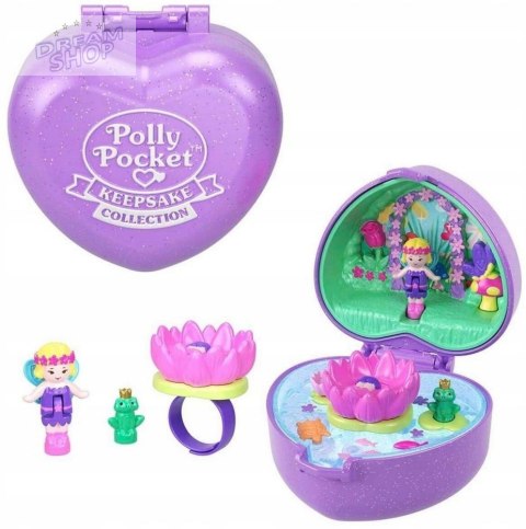 Polly Pocket Zestaw Serduszko z pierścionkiem Polly Pocket Zestaw Serduszko z pierścionkiem