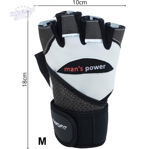 RĘKAWICE FITNESS MAN'S POWER R.M ENERO FIT RĘKAWICE FITNESS MAN'S POWER R.M ENERO FIT