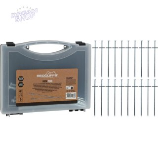 ŚLEDZIE DO NAMIOTU 23CM KPL. 20SZT METAL W WALIZCE REDCLIFFS