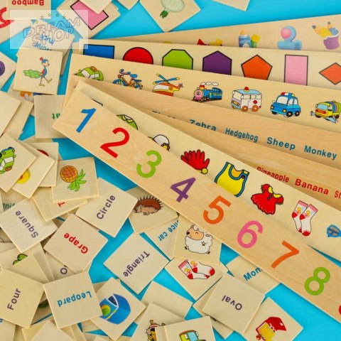 Sorter drewniany układanka logiczna dopasuj obrazki Sorter drewniany układanka logiczna dopasuj obrazki