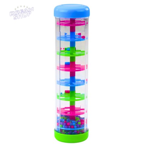 Tuba Sensoryczna Deszczownica Grzechotka Kolorowe Kulki 20cm