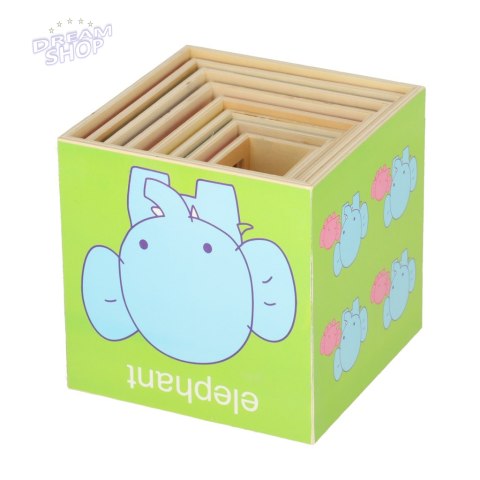 Wieża edukacyjna drewniana sorter kształty nauka liczenia 71cm XXL Wieża edukacyjna drewniana sorter kształty nauka liczenia 71cm XXL