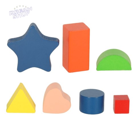 Wieża edukacyjna drewniana sorter kształty nauka liczenia 71cm XXL Wieża edukacyjna drewniana sorter kształty nauka liczenia 71cm XXL
