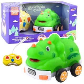 Autko Zdalnie Sterowne RC Dla Malucha Dinozaur Zielony