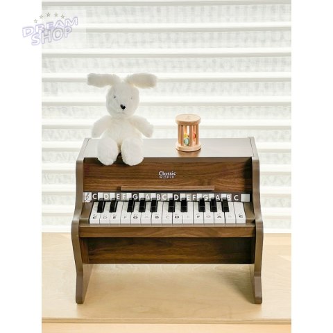 CLASSIC WORLD Drewniane Pianino Klasyczne + Książeczka do Nauki CLASSIC WORLD Drewniane Pianino Klasyczne + Książeczka do Nauki