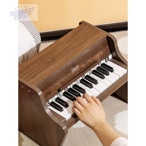 CLASSIC WORLD Drewniane Pianino Klasyczne + Książeczka do Nauki CLASSIC WORLD Drewniane Pianino Klasyczne + Książeczka do Nauki