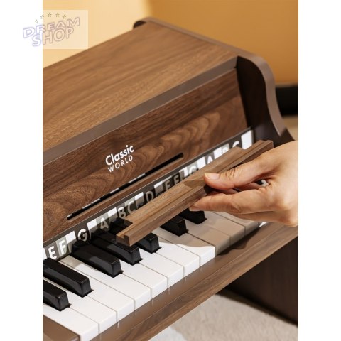 CLASSIC WORLD Drewniane Pianino Klasyczne + Książeczka do Nauki CLASSIC WORLD Drewniane Pianino Klasyczne + Książeczka do Nauki