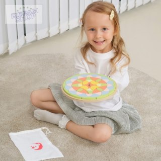 CLASSIC WORLD Pastelowa Mandala Układanka Montessori Mozaika Kwiaty