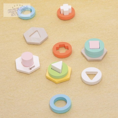 CLASSIC WORLD Sorter Montessori Kształtów i Kolorów Układanka Wieża CLASSIC WORLD Sorter Montessori Kształtów i Kolorów Układanka Wieża