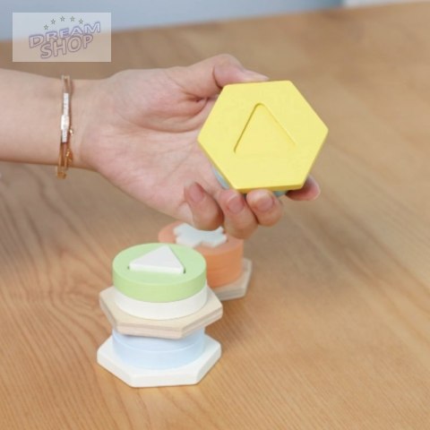 CLASSIC WORLD Sorter Montessori Kształtów i Kolorów Układanka Wieża CLASSIC WORLD Sorter Montessori Kształtów i Kolorów Układanka Wieża