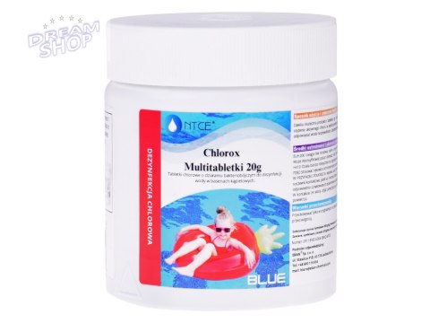 Chlorox Multitabletki 20g Chemia do basenu 0,5kg Chlorox Multitabletki 20g Chemia do basenu 0,5kg
