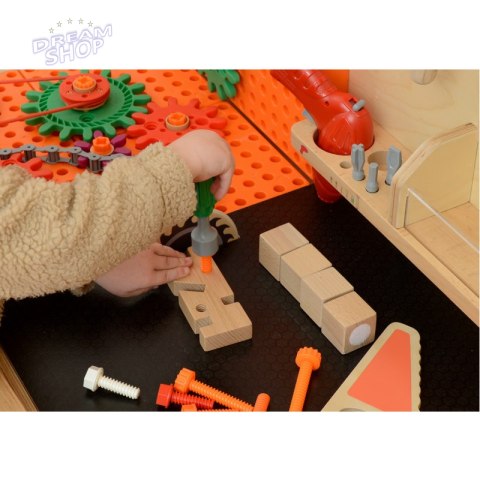 MASTERKIDZ Drewniany Warsztat XXL Montessori STEM z Narzędziami + Akcesoria MASTERKIDZ Drewniany Warsztat XXL Montessori STEM z Narzędziami + Akcesoria