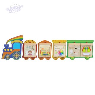 MASTERKIDZ System Do Montażu 5 Tablic Edukacyjnych Masterkidz Flex + Zestaw 5 Tablic Edukacyjnych
