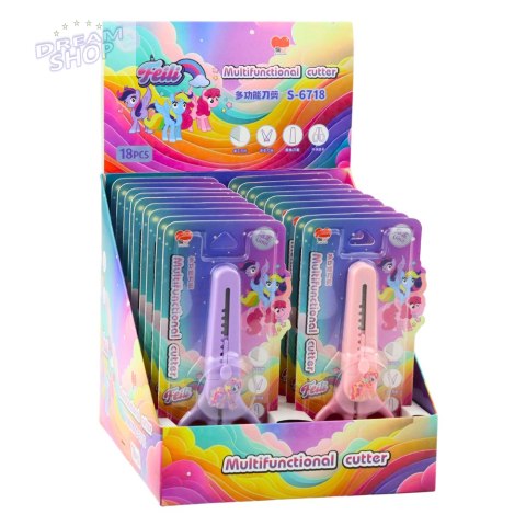 Nożyczki Dziecięce Z Osłonką Ozdobny Konik Mix 14cm Nożyczki Dziecięce Z Osłonką Ozdobny Konik Mix 14cm