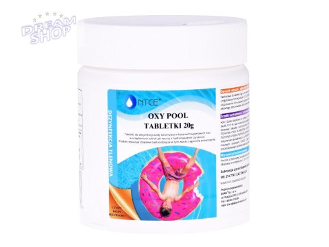 Oxy Pool tabletki tlenowe do dezynfekcji wody baseny jacuzzi 0,5kg BA0571 Oxy Pool tabletki tlenowe do dezynfekcji wody baseny jacuzzi 0,5kg BA0571