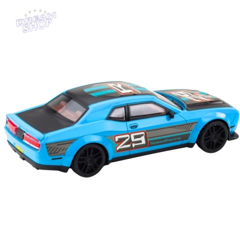 Samochód Sportowy Wyścigowy Napęd Na Tył Niebieski