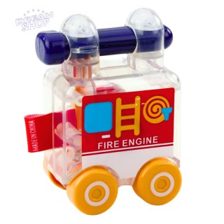 Zestaw Autek Z Kluczem Edukacyjne Policja Straż Karetka 3szt