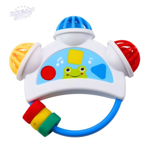 Zestaw Zabawek Muzycznych Dla Malucha Telefon Tamburyn Klawisze Dźwięki 3w1