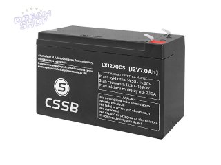 Akumulator żelowy 12V 7 Ah/LX1270CS