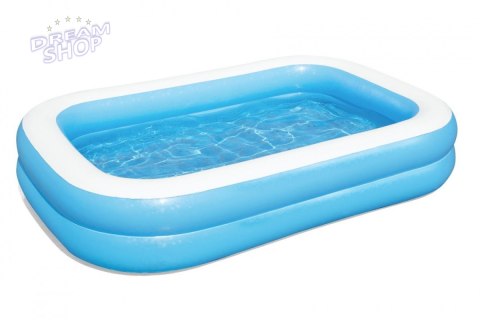 Basen do ogrodu dla dzieci 6+ Dmuchany 2 pierścienie 262x175x51cm BESTWAY + Łatka naprawcza Basen do ogrodu dla dzieci 6+ Dmuchany 2 pierścienie 262x175x51cm BESTWAY + Łatka naprawcza