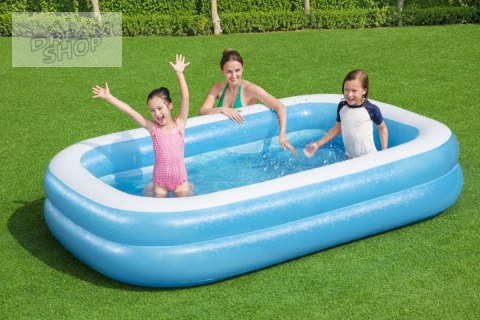 Basen do ogrodu dla dzieci 6+ Dmuchany 2 pierścienie 262x175x51cm BESTWAY + Łatka naprawcza Basen do ogrodu dla dzieci 6+ Dmuchany 2 pierścienie 262x175x51cm BESTWAY + Łatka naprawcza