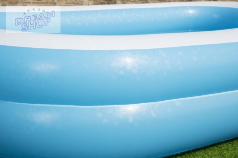 Basen do ogrodu dla dzieci 6+ Dmuchany 2 pierścienie 262x175x51cm BESTWAY + Łatka naprawcza Basen do ogrodu dla dzieci 6+ Dmuchany 2 pierścienie 262x175x51cm BESTWAY + Łatka naprawcza