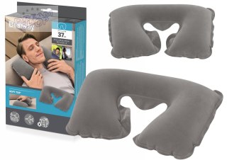 Dmuchana Poduszka Podróżna 46 x 28 cm Rogal Niebieska Bestway 67006