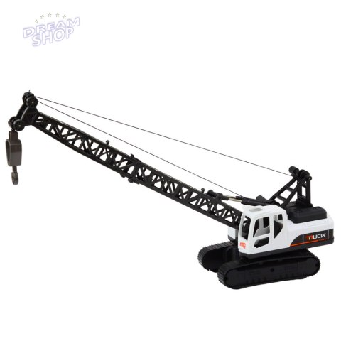 Dźwig Gąsienicowy Budowlany Obrót 360° Ruchomy Hak Biały
