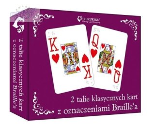 Karty klasyczne ze znakami Braille'a