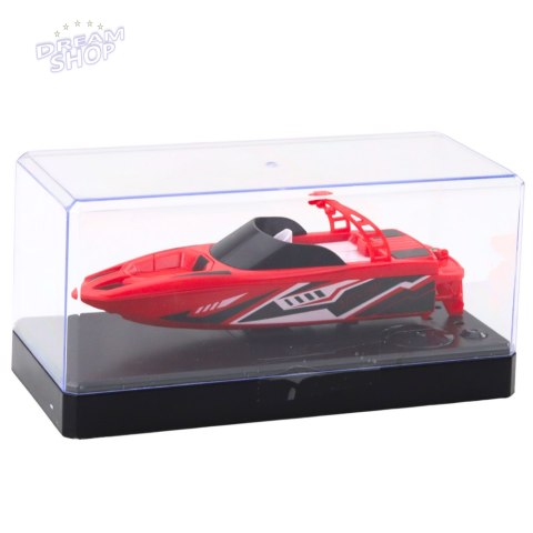 Łódź Motorówka Zdalnie Sterowana RC Biało-Czerwona 15cm