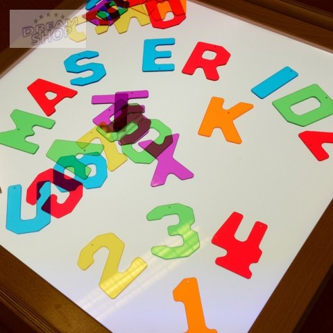 MASTERKIDZ Panel Skrzynia LED Sensoryczna + Zestaw Akcesoriów