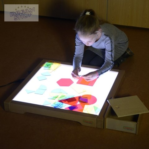 MASTERKIDZ Panel Skrzynia LED Sensoryczna + Zestaw Akcesoriów
