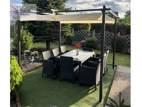 PERGOLA ogrodowa Para Sole ESTIVO 3x3x2,4m Wodoodporne zadaszenie SP0835 PERGOLA ogrodowa Para Sole ESTIVO 3x3x2,4m Wodoodporne zadaszenie SP0835