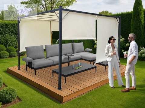 PERGOLA ogrodowa Para Sole ZONA 3x3x2m Wodoodporne zadaszenie ROLETY SP0836 PERGOLA ogrodowa Para Sole ZONA 3x3x2m Wodoodporne zadaszenie ROLETY SP0836