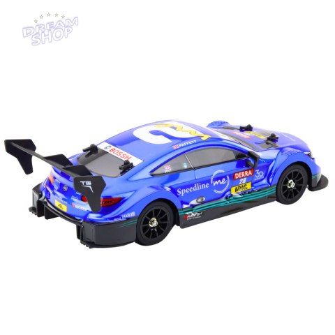 Samochód Wyścigowy Auto Do Driftu RC Niebieskie 30km/h 1:16