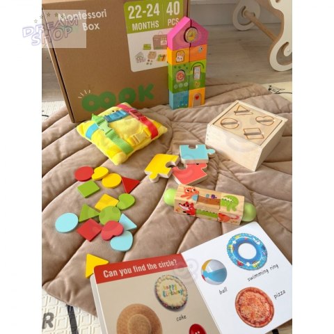 TOOKY TOY Box Pudełko XXL Montessori Edukacyjne 7w1 Sensoryczne 22-24 Mies TOOKY TOY Box Pudełko XXL Montessori Edukacyjne 7w1 Sensoryczne 22-24 Mies