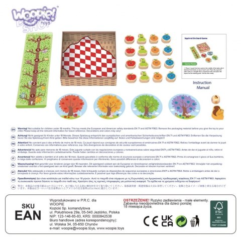 WOOPIE GREEN Wiewiórka w Sadzie Gra Planszowa Rodzinna WOOPIE GREEN Wiewiórka w Sadzie Gra Planszowa Rodzinna