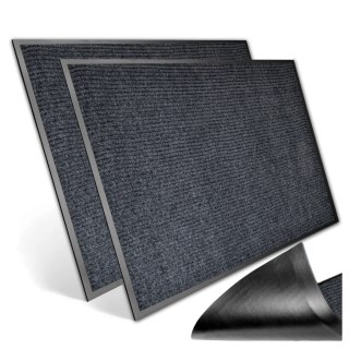 Wycieraczka wejściowa 40x60 cm SEILA szara zestaw 2 sztuk