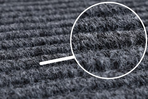 Wycieraczka wejściowa 40x60 cm SEILA szara zestaw 2 sztuk