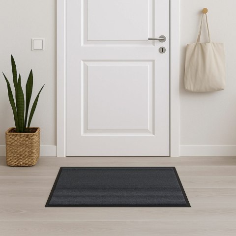 Wycieraczka wejściowa 40x60 cm SEILA szara zestaw 2 sztuk
