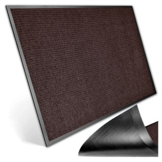 Wycieraczka wejściowa pod drzwi 40x60 cm SEILA brązowa