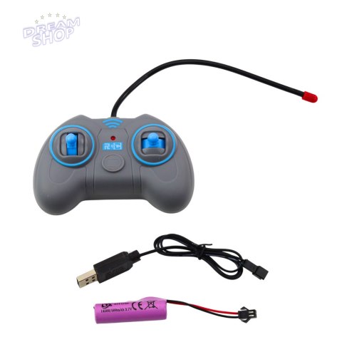 Autobus Szkolny Trolejbus Przegubowy Zdalnie Sterowany RC 1:32 Żółty