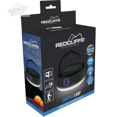 LATARKA LAMPA CAMPING SOLARNA USB REDCLIFFS LATARKA LAMPA CAMPING SOLARNA USB REDCLIFFS