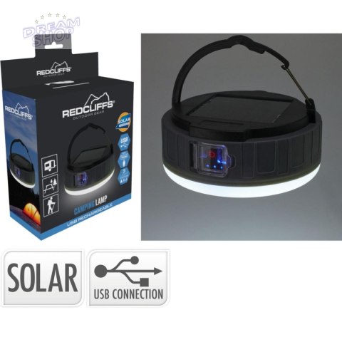 LATARKA LAMPA CAMPING SOLARNA USB REDCLIFFS LATARKA LAMPA CAMPING SOLARNA USB REDCLIFFS